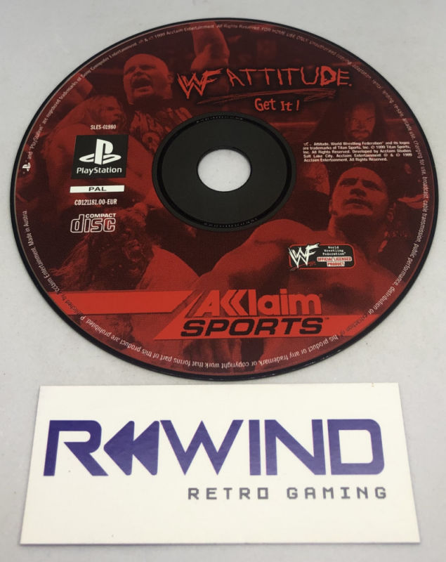WWF Attitude - PS1 - Rewind Retro Gaming