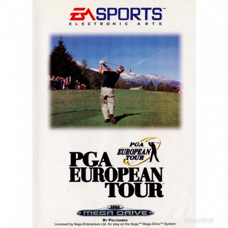 pga european tour mega drive